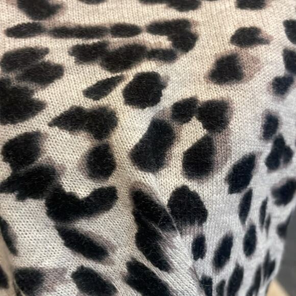 Apt 9 Cheetah Print Open Front Cardigan - Size Large - Picture 7 of 7
